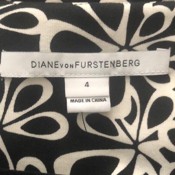 Diane Von Furstenberg Reina Dress 100% Silk Jersey Iconic Summer Dress - Picture 11 of 12